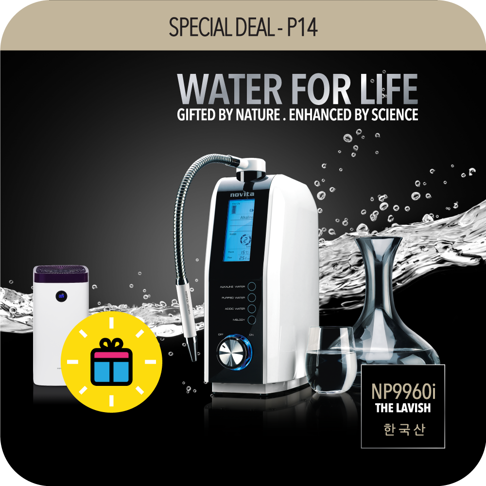 Special Deal P14 - HydroPlus® Premium Water Ionizer NP9960i