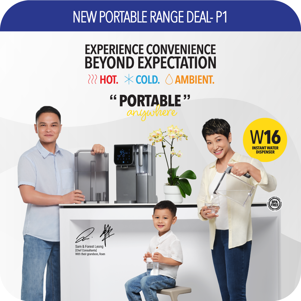 New Portabe Range Deal P1 - Instant Hot/Cold RO Water Dispenser W16