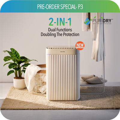 Pre-Order Special P3 - Air Purifier + Dehumidifier The 2-In-1 ND26+