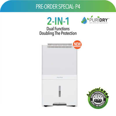 Pre-Order Special P4 - Air Purifier + Dehumidifier The 2-In-1 ND60+