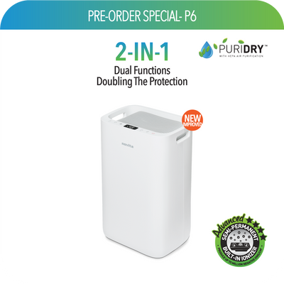 Pre-Order Special P6 - Air Purifier + Dehumidifier The 2-In-1 ND25.5+