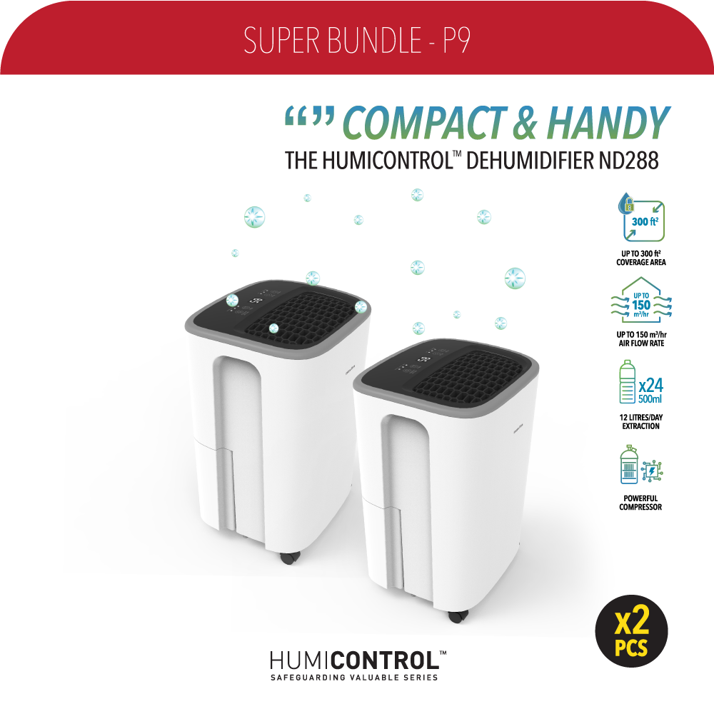 Super Bundle P9 - Dehumidifier ND288 Bundle of 2