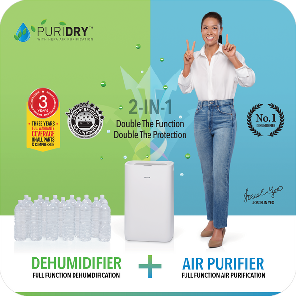 Corp Dehumidifier + Air Purifier The 2In1 ND25.5 novita SG