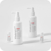 Three bottles of Restore & Regrowth Set: Vitabrid C¹² Scalp⁺ Shampoo + Vitabrid C¹² HAIR Tonic Set: Professional on a white background.