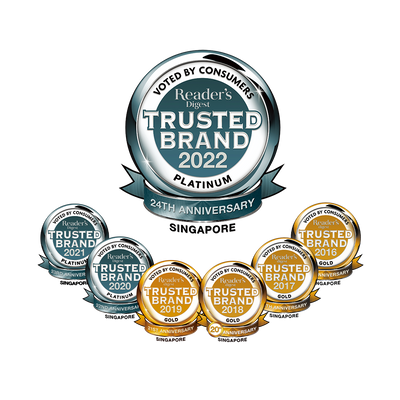 A set of awards for novita, a trusted brand in singapore.