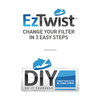 novita Ez twist change your Trade-In Promotion - HydroCube™ Hot/Cold Water Dispenser W29 filter in 3 steps.