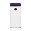 A white and purple novita Air Purifier A18 on a white background.