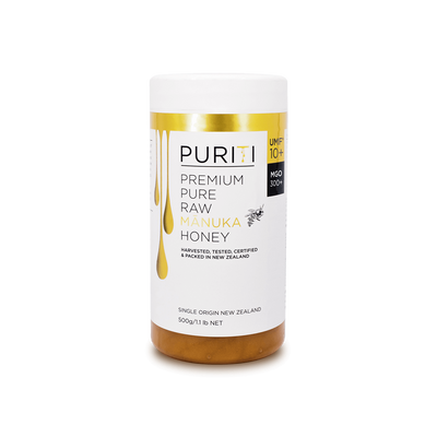 novita SG offers a high-end, PURITI Premium Raw Manuka Honey UMF 10+ | MGO 300 (6 Bottles Family Pack) that exudes purity.