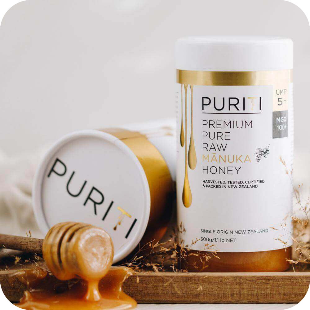 PURITI Premium Raw Manuka Honey UMF 5+ | MGO 100 (6 Bottles Family Pack)