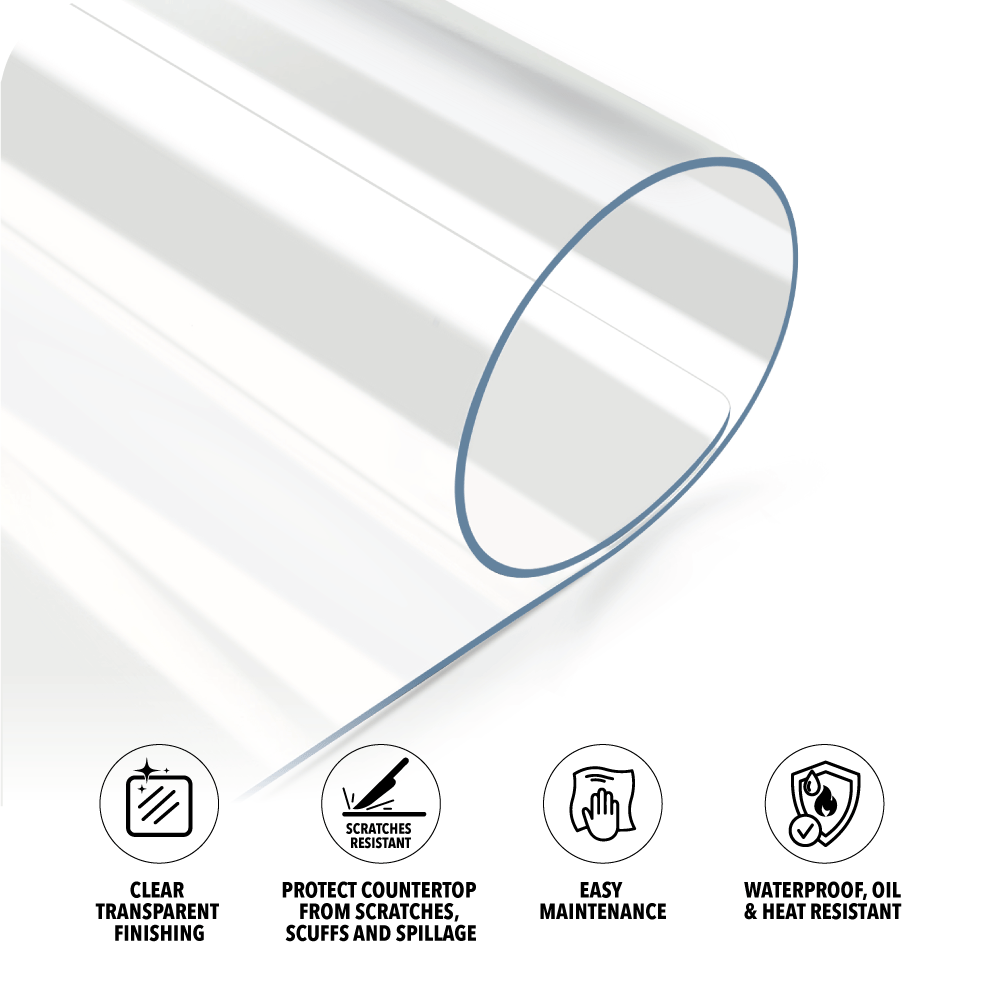 2 mm Clear PVC Anti-Slip Protective Mat