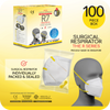 100 Surgical Respirator R7 Headband FFP3 masks in a box by novita SG.