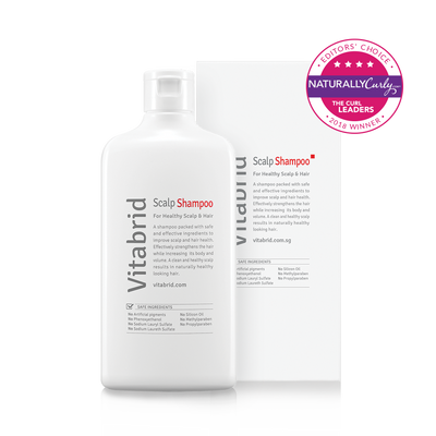 Vitabrid Restore & Regrowth Set: Vitabrid C¹² Scalp⁺ Shampoo + Vitabrid C¹² HAIR Tonic Set: Professional with a white background and a gold award.