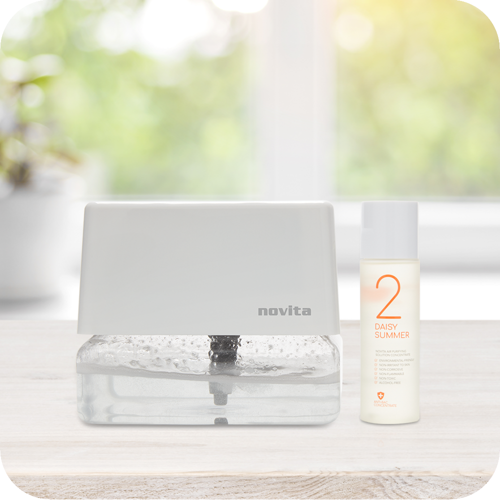 novita Air Revitalizer AR3 with 1 bottle of Air Purifying Solution Concentrate