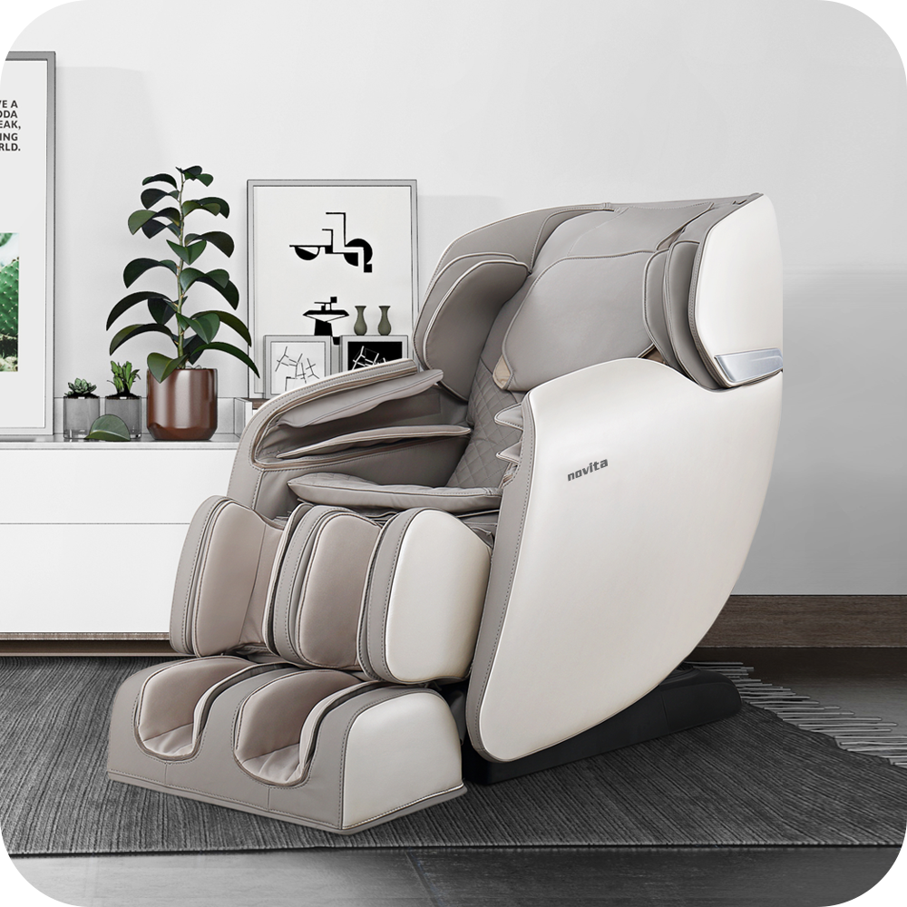 An image of a novita Massage Chair B11 in a living room.