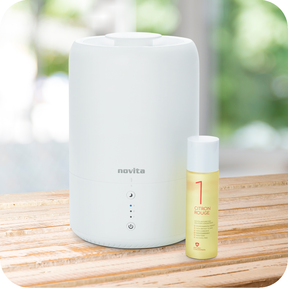 novita Humidifier NH810 with 1 bottle of Air Purifying Solution Concentrate