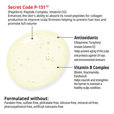Secret code p 13 - Vitabrid Scalp+ Shampoo - vitamin b complex.
